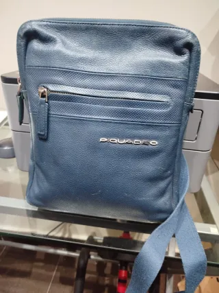Tracolla Piquadro blu
