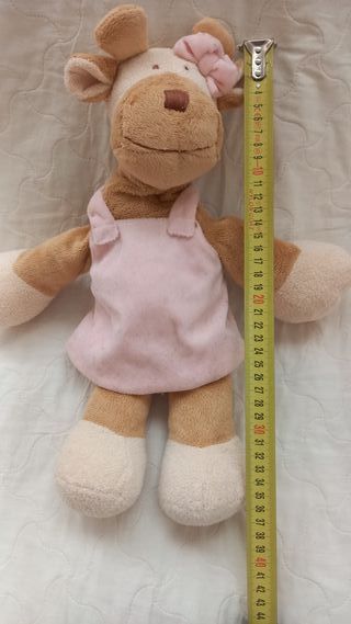 Peluche con vestitino rosa