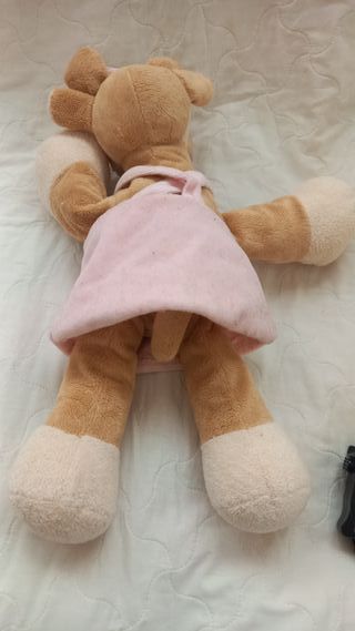 Peluche con vestitino rosa