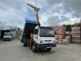 CAMION Renault Midliner 12 Tn Grúa y Basculante,