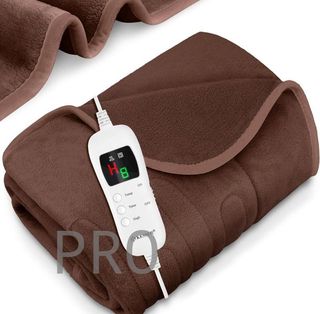 Manta eléctrica marrón 9 niveles de calor - KESSER