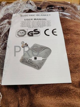 Manta eléctrica marrón 9 niveles de calor - KESSER