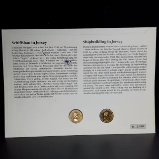 Ñ09X14C. Monedas y sellos Jersey 1 £ 1991 + 1992