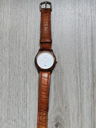 Orologio Lorenz Uomo Pelle Marrone Oro