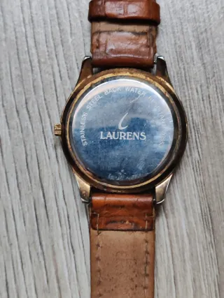 Orologio Lorenz Uomo Pelle Marrone Oro