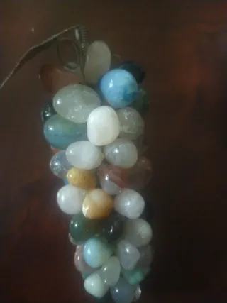 Grappolo Uva Pietre Semipreziose Vintage