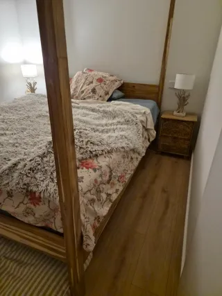 Cama dosel madera Maisons du Monde 1.000€