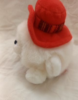 Orsetto bianco con cappello rosso