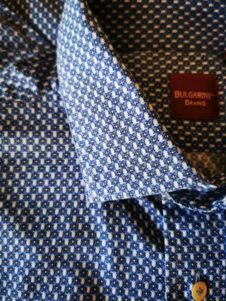 Camicia Bulgarini – veste XL!! Fantasia blu