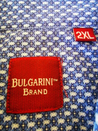 Camicia Bulgarini – veste XL!! Fantasia blu