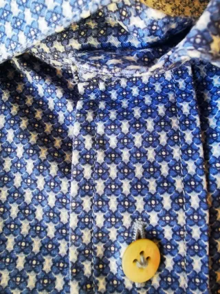 Camicia Bulgarini – veste XL!! Fantasia blu