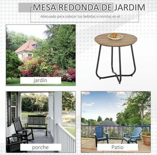 Mesa de jardín