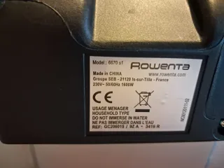 Grill Rowenta con piastre removibili