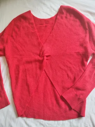 Jersey coral Cruzado