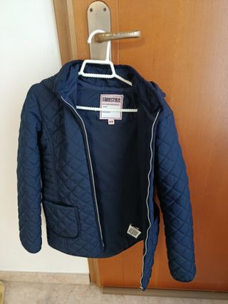 Parka azul marino niña talla 11-12