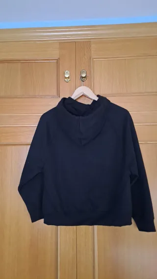 Sudadera Lefties Negra Cremallera