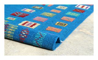 Tappeto Kilim Lana Reversibile 184x129 cm