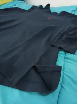 Jersey cuello alto Fred Perry azul