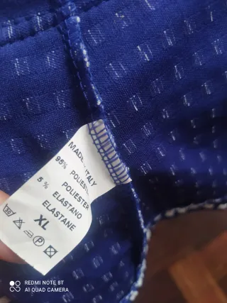 Chaqueta blazer cuadros azul y blanco nuevo