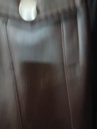 Chaqueta polipiel marrón