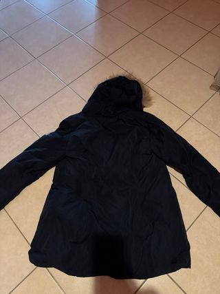 Piumino Yes Zee con cappuccio blu