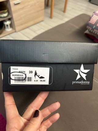 Scarpe Primadonna tacco 39 rosse