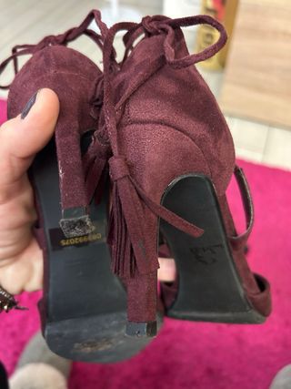 Scarpe Primadonna tacco 39 rosse