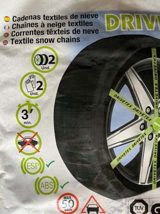 4 Cadenas Nieve Textiles Drivetex N540 Nuevas