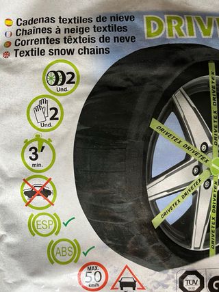 4 Cadenas Nieve Textiles Drivetex N540 Nuevas