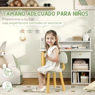 Escritorio infantil blanco
