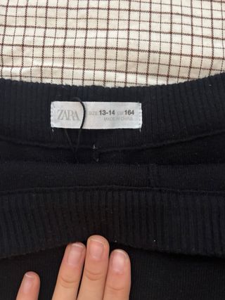 Falda pantalón negra