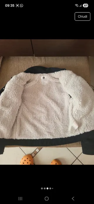 Giubbotto bambino velluto a coste