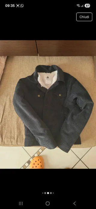 Giubbotto bambino velluto a coste