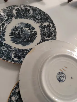 Platos antiguos Picman Cartuja negro