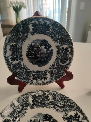 Platos antiguos Picman Cartuja negro