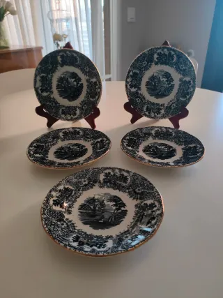 Platos antiguos Picman Cartuja negro