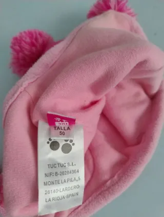 Gorro y bufanda TucTuc niña talla 50