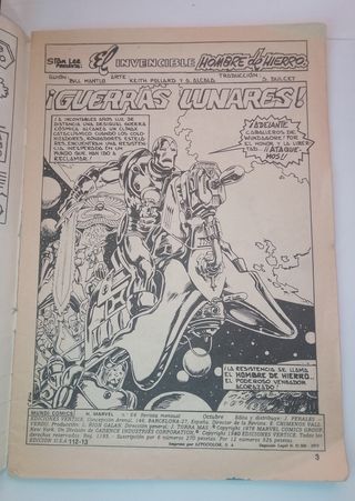 EL HOMBRE DE HIERRO  HEROES MARVEL PRESENTA  VOL.