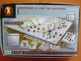 Axis & Allies Battle of the Bulge Wargame Eurogame