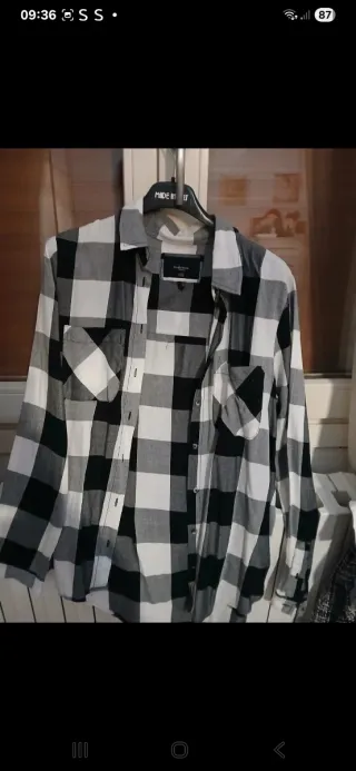 Camicia a quadri uomo/donna