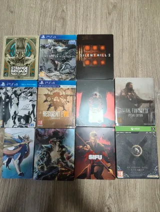 Steelbooks PS4 y Xbox - Colección Juegos