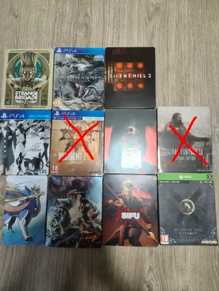 Steelbooks PS4 y Xbox - Colección Juegos