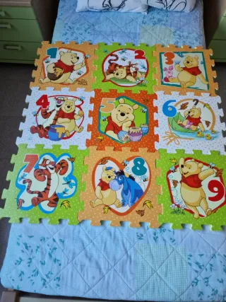 Tappeto Puzzle Winnie the Pooh Disney Numeri