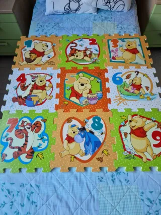 Tappeto Puzzle Winnie the Pooh Disney Numeri