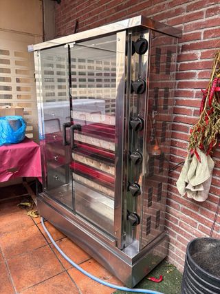 Máquina de pollos a gas butano