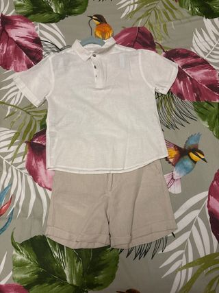 Conjunto Verano Niño Camisa y Pantalón Corto