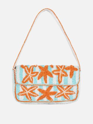 Bolso Clutch Primark Abalorios Estrellas Marinas
