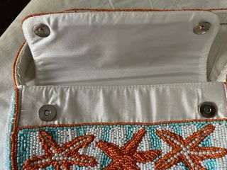 Bolso Clutch Primark Abalorios Estrellas Marinas