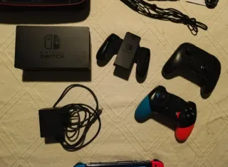 Nintendo Switch con accesorios