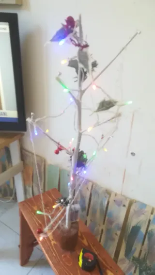 Ceppo di Natale decorato